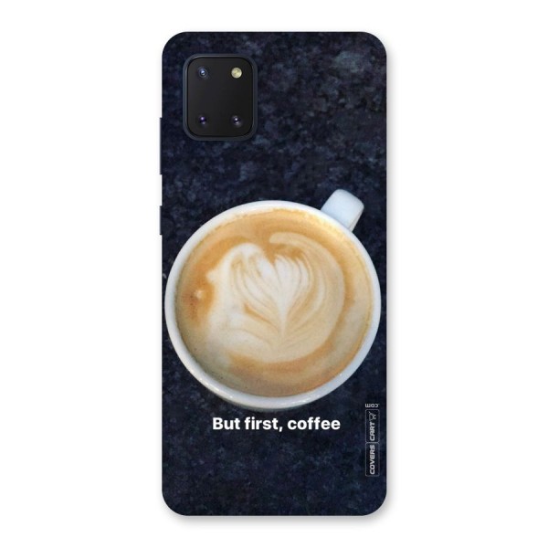 Cappuccino Coffee Back Case for Galaxy Note 10 Lite