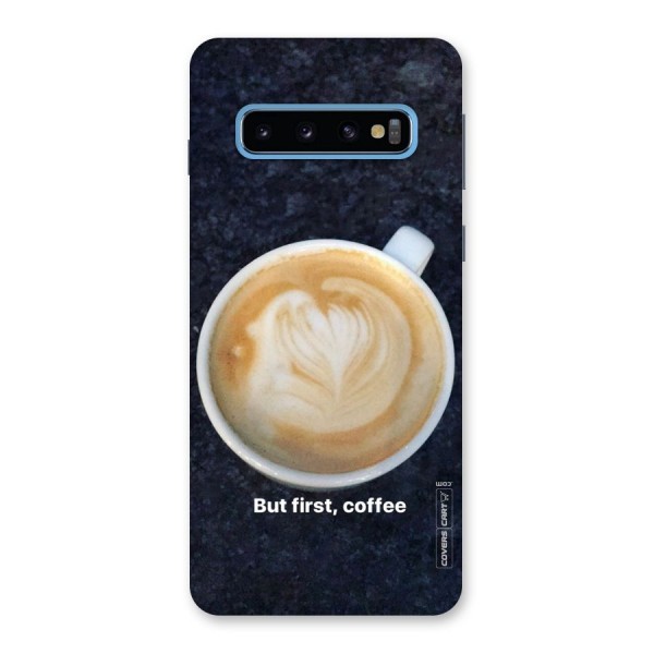 Cappuccino Coffee Back Case for Galaxy S10