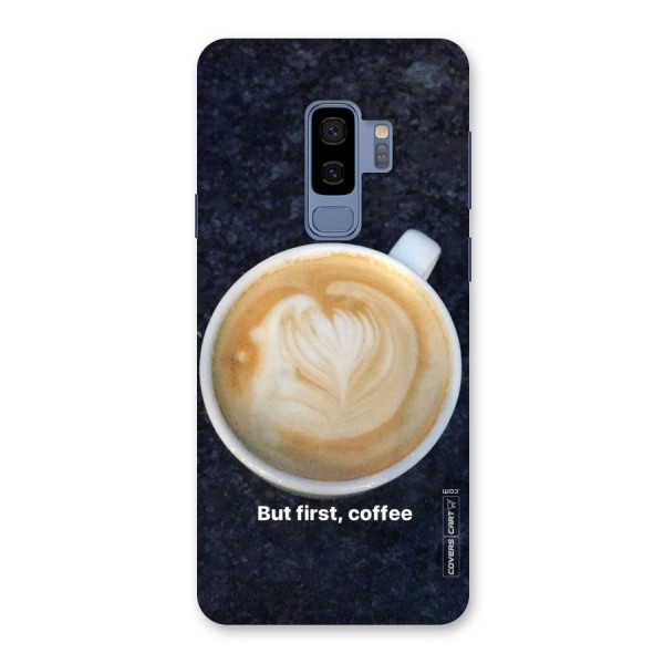 Cappuccino Coffee Back Case for Galaxy S9 Plus