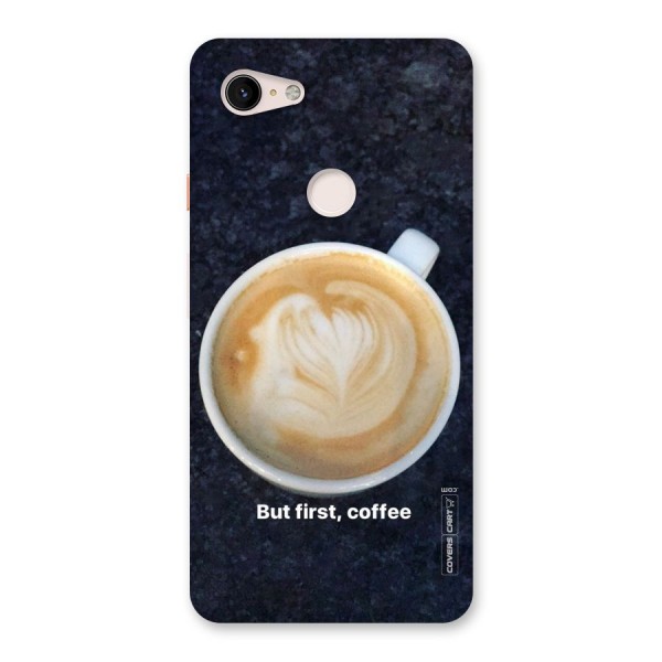 Cappuccino Coffee Back Case for Google Pixel 3 XL