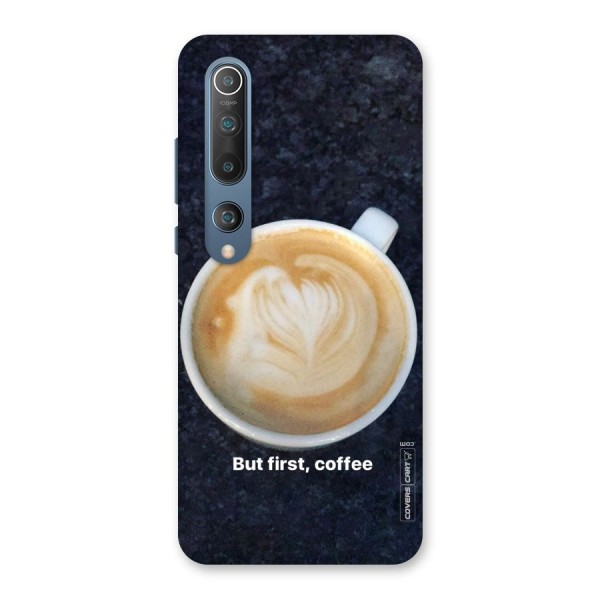 Cappuccino Coffee Back Case for Mi 10