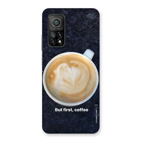 Cappuccino Coffee Back Case for Mi 10T Pro 5G