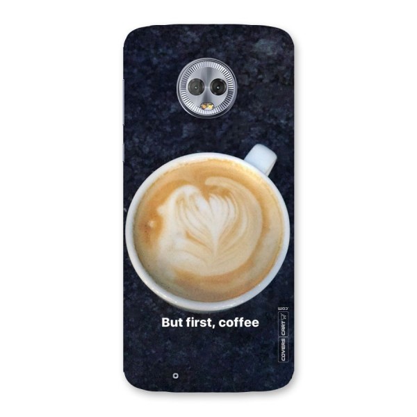 Cappuccino Coffee Back Case for Moto G6