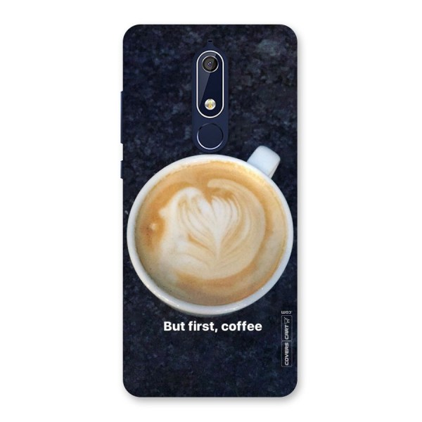 Cappuccino Coffee Back Case for Nokia 5.1