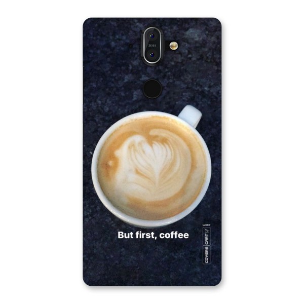 Cappuccino Coffee Back Case for Nokia 8 Sirocco