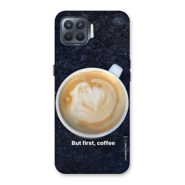 Cappuccino Coffee Back Case for Oppo F17 Pro