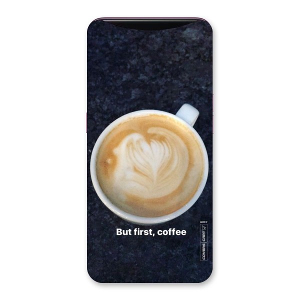 Cappuccino Coffee Back Case for Oppo Find X