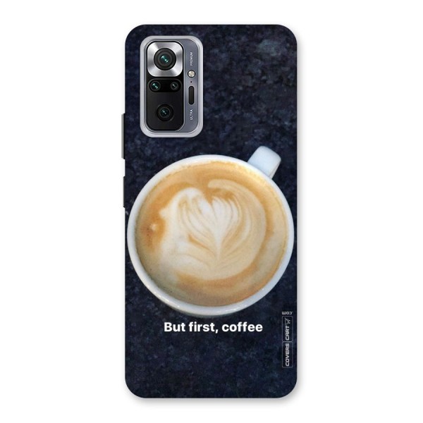 Cappuccino Coffee Back Case for Redmi Note 10 Pro
