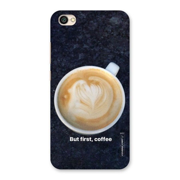 Cappuccino Coffee Back Case for Redmi Y1 Lite