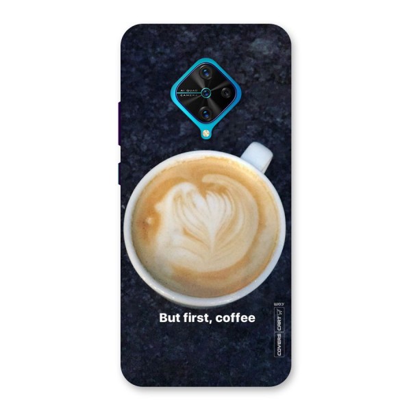 Cappuccino Coffee Back Case for Vivo S1 Pro