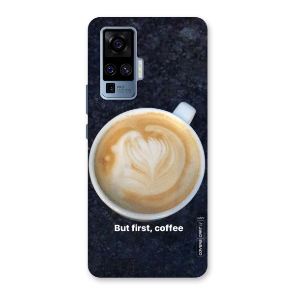 Cappuccino Coffee Back Case for Vivo X50 Pro