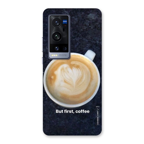 Cappuccino Coffee Back Case for Vivo X60 Pro Plus