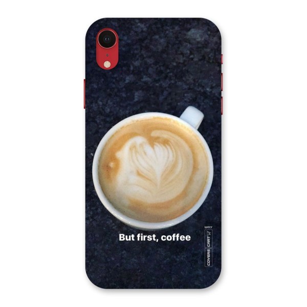 Cappuccino Coffee Back Case for iPhone XR