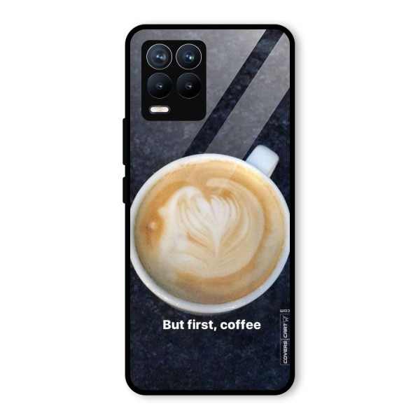 Cappuccino Coffee Glass Back Case for Realme 8 Pro