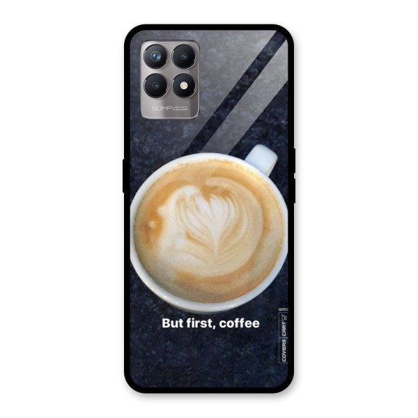 Cappuccino Coffee Glass Back Case for Realme 8i