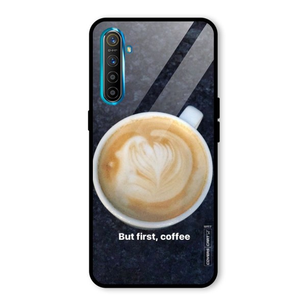 Cappuccino Coffee Glass Back Case for Realme XT