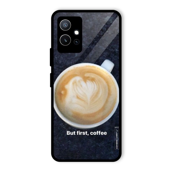 Cappuccino Coffee Glass Back Case for Vivo iQOO Z6