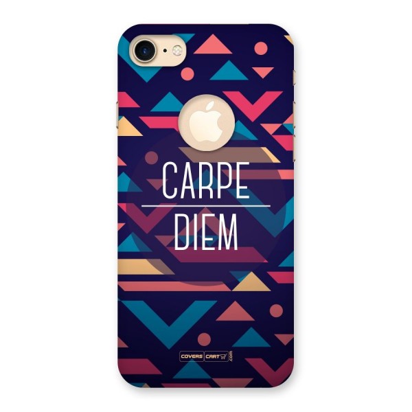 Carpe Diem Back Case for iPhone 8 Logo Cut