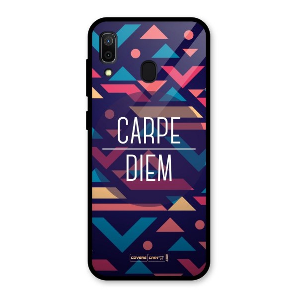 Carpe Diem Glass Back Case for Galaxy A30