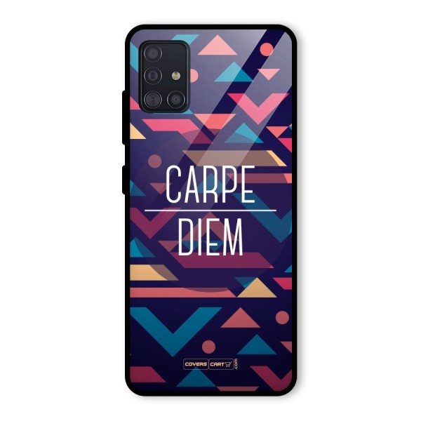 Carpe Diem Glass Back Case for Galaxy A51