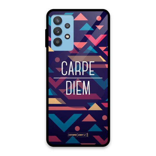 Carpe Diem Glass Back Case for Galaxy M32 5G