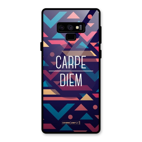 Carpe Diem Glass Back Case for Galaxy Note 9