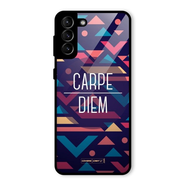 Carpe Diem Glass Back Case for Galaxy S21 Plus