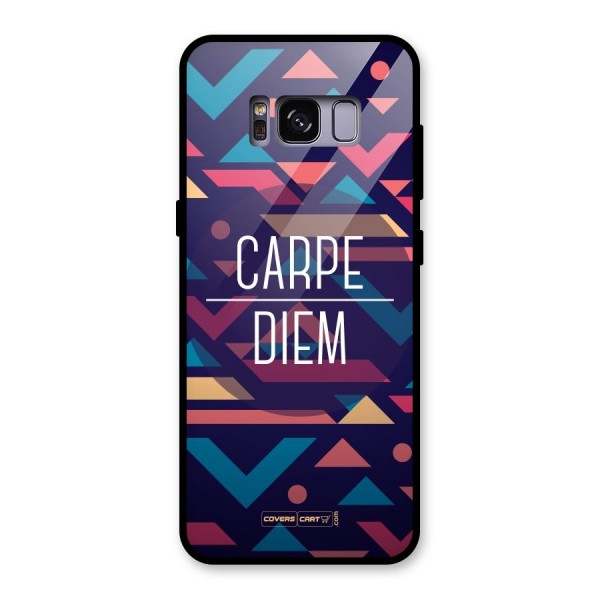 Carpe Diem Glass Back Case for Galaxy S8