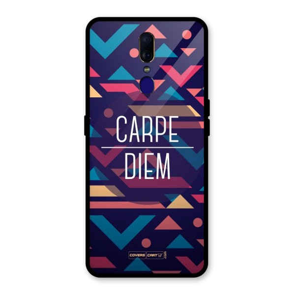 Carpe Diem Glass Back Case for Oppo F11