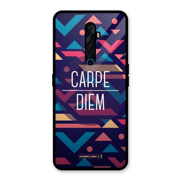 Carpe Diem Glass Back Case for Oppo Reno2 Z