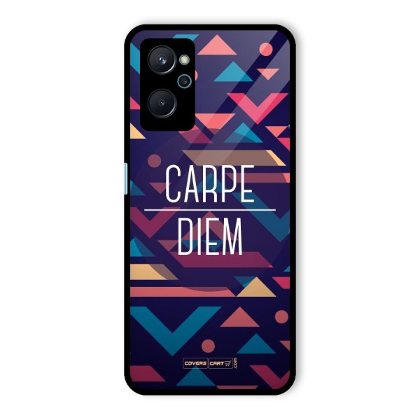 Carpe Diem Glass Back Case for Realme 9i