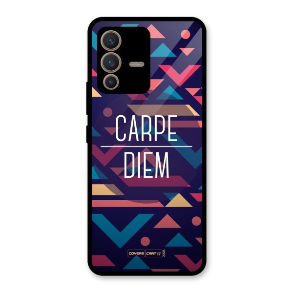 Carpe Diem Glass Back Case for Vivo V23 5G