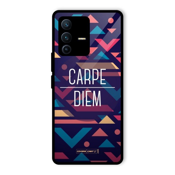 Carpe Diem Glass Back Case for Vivo V23 Pro