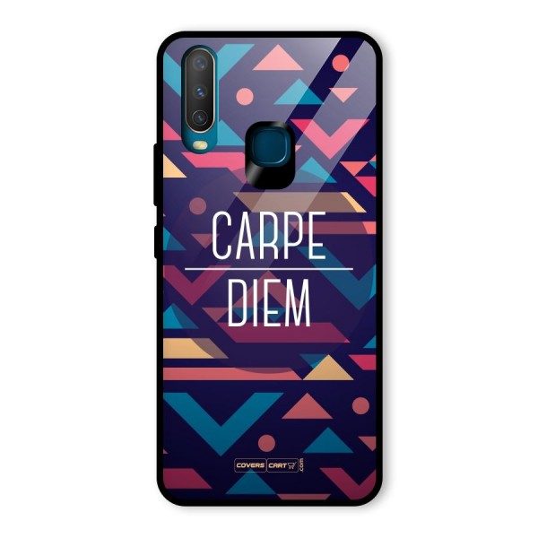 Carpe Diem Glass Back Case for Vivo Y12