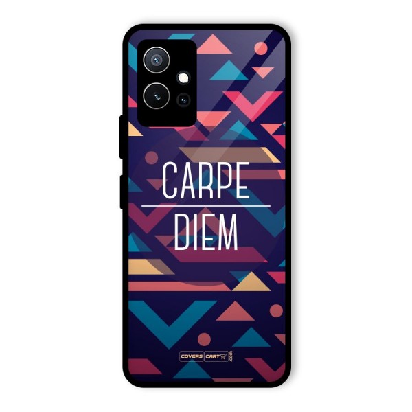 Carpe Diem Glass Back Case for Vivo iQOO Z6