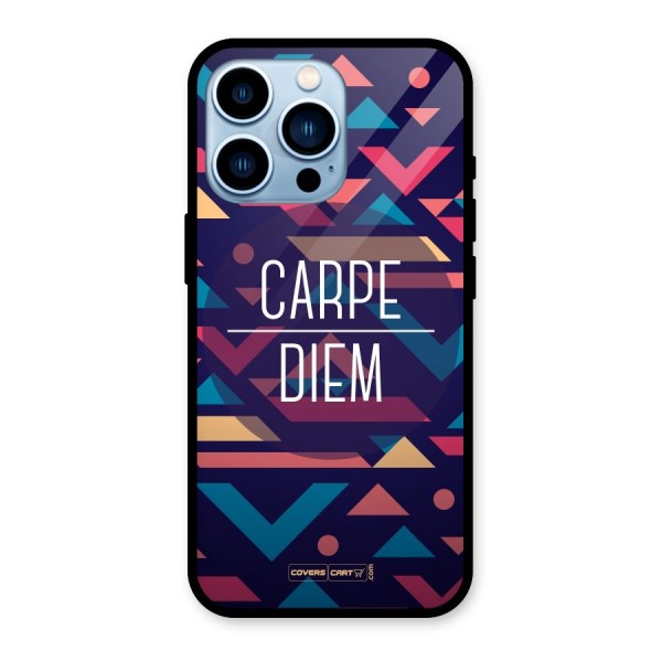 Carpe Diem Glass Back Case for iPhone 13 Pro