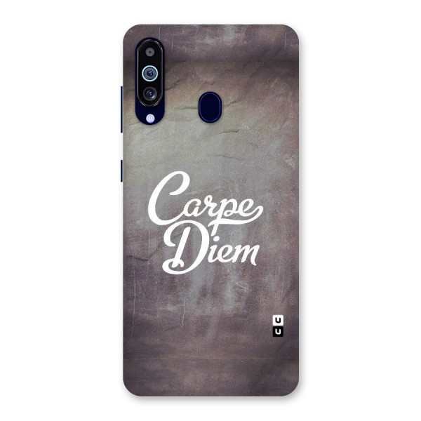 Carpe Diem Rugged Back Case for Galaxy A60