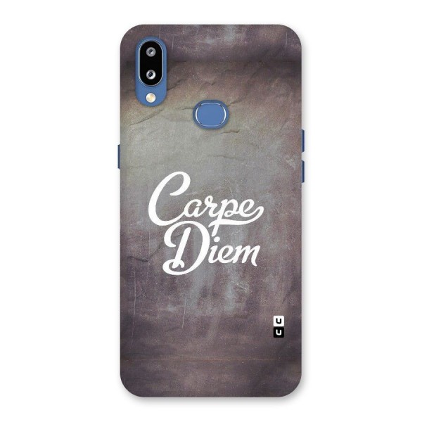 Carpe Diem Rugged Back Case for Galaxy M01s