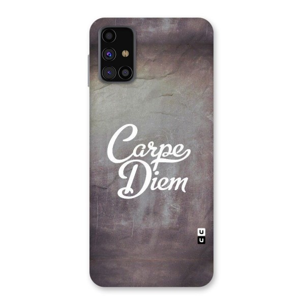 Carpe Diem Rugged Back Case for Galaxy M31s