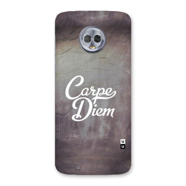 Carpe Diem Rugged Back Case for Moto G6