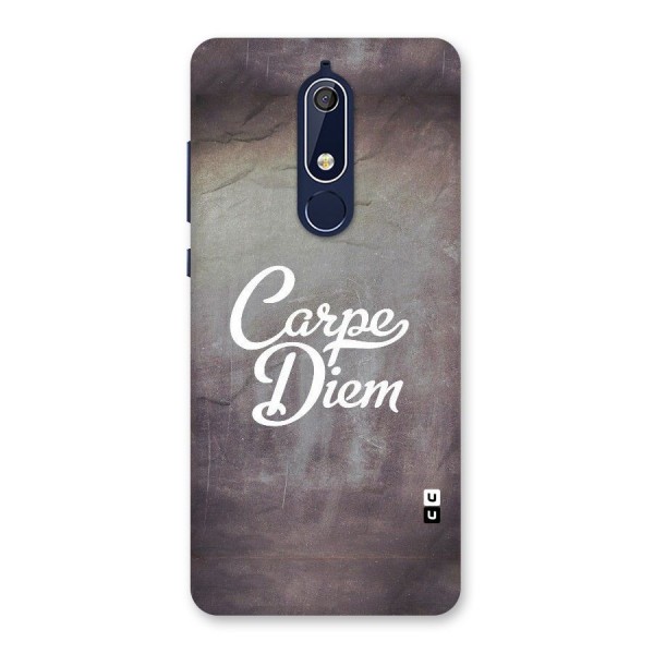 Carpe Diem Rugged Back Case for Nokia 5.1