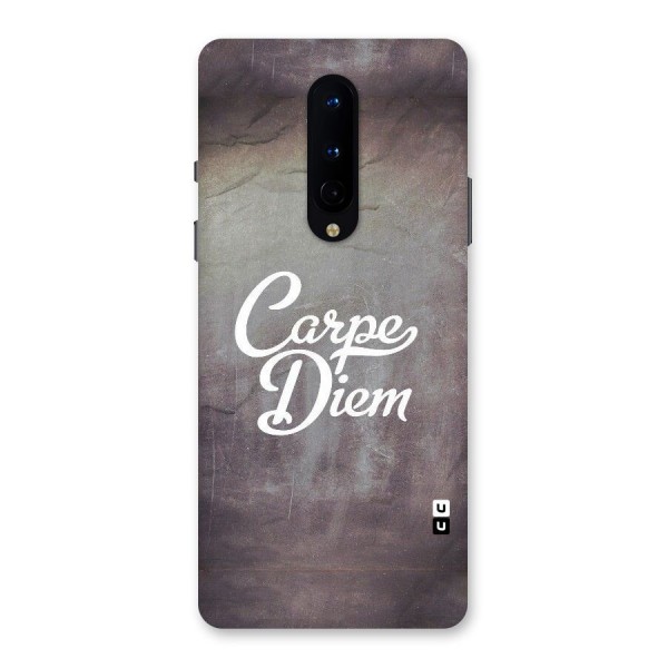 Carpe Diem Rugged Back Case for OnePlus 8