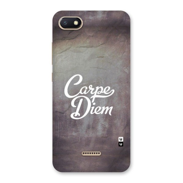 Carpe Diem Rugged Back Case for Redmi 6A