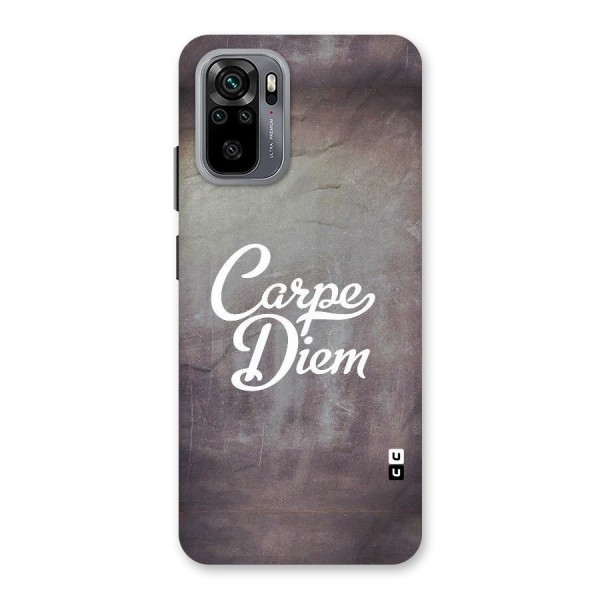 Carpe Diem Rugged Back Case for Redmi Note 10