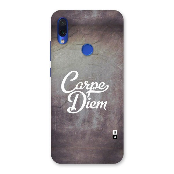 Carpe Diem Rugged Back Case for Redmi Note 7