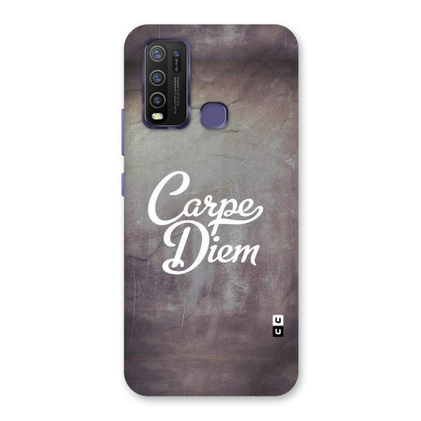 Carpe Diem Rugged Back Case for Vivo Y30