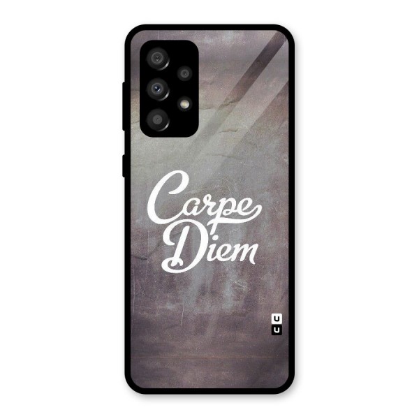 Carpe Diem Rugged Glass Back Case for Galaxy A32