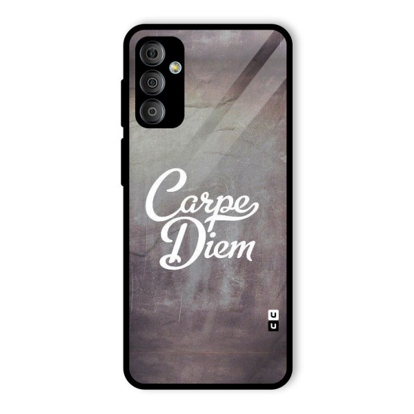 Carpe Diem Rugged Glass Back Case for Galaxy F23