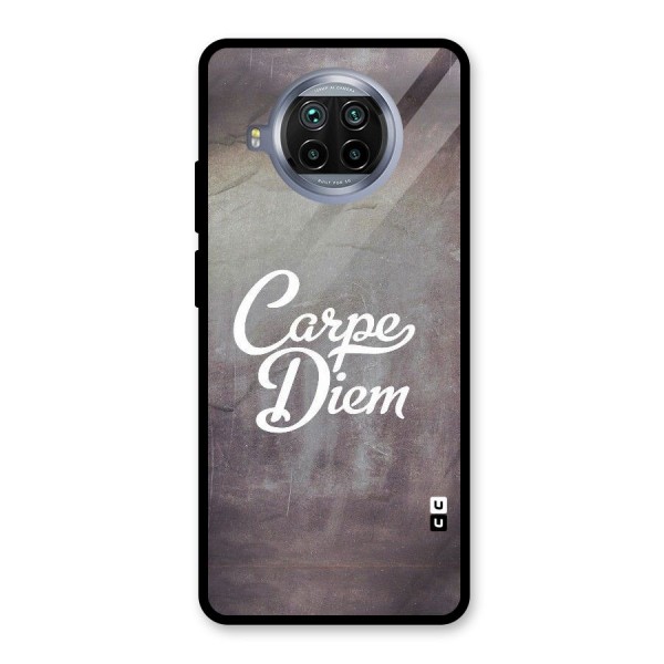 Carpe Diem Rugged Glass Back Case for Mi 10i