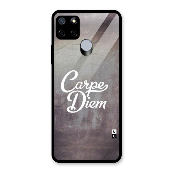 Carpe Diem Rugged Glass Back Case for Realme C15